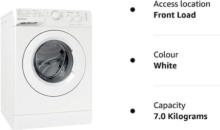 Indesit My Time EWD71453WUKN 7kg Washing Machine with 1400 rpm - White - D Rated [Energy Class D]