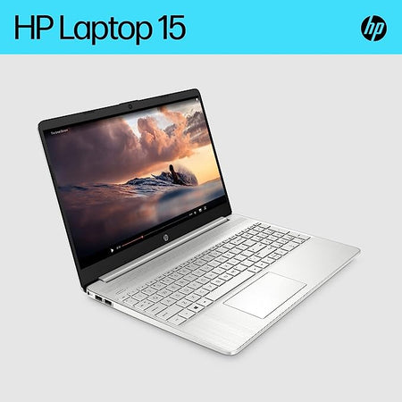 HP 15.6" Full HD Laptop PC 15s-fq2016sa, Intel i5, 8GB RAM, 512GB SSD, Windows 11 - Natural silver