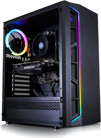 ADMI Gaming PC, Ryzen 5500 • RTX 3060 12GB Graphics Card • 16GB 3200MHz DDR4 • 1TB NVME SSD • 600W PSU Bronze Rated • RGB Gaming Case • WIFI • PC Gaming, Gaming Computer • Windows 11