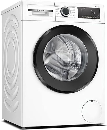 Bosch Home & Kitchen Appliances WGG04409GB Washing Machine with 9kg Capacity, SpeedPerfect, Hygiene Plus, ActiveWater Plus, EcoSilence Drive, White, Freestanding [Energy Class A]